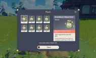 An example of a player who is about to plant one the event's seeds (Image via Genshin Impact)
